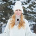 thumbnail image 3 of EGNMCR Camping & Hiking Heating Scarf USB Electric Heating Neck Protection Cold Invisible Zipper Scarf a scarf, 3 of 4