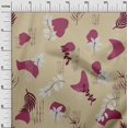 thumbnail image 3 of oneOone Viscose Jersey Light Brown Fabric Abstracts Craft Projects Decor Fabric Printed By The Yard 60 Inch Wide, 3 of 5