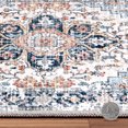 thumbnail image 3 of 5'3"x7'7" Vintage Area Rugs, Non-Slip Carpet Washable Rugs for Bedoom, Living Room Decor, Red 5x8, 3 of 8