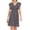 Black, variant on Pisexur Women's Summer Casual Boho Dress Floral Print V Neck Ruffle Sleeve High Waist Flowy Chiffon Sundress Midi Beach Dresses