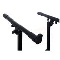thumbnail image 3 of Double Piano Keyboard & Laptop Stand by GRIFFIN | 2 Tier/Dual Portable Studio Mixer Rack for Turntables, DJ Coffins, Speakers, Digital Audio Gear & Mu, 3 of 5