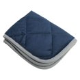 thumbnail image 1 of Pet Warm Pad, Polyester Fleece Comfortable Durable Cat Mat  For Winter Dark Blue With Grey Trimming L, 1 of 8