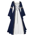 thumbnail image 1 of Babysbule Robe pour Femmes Liquidation Robe Vintage Classique Médiévale Longueur au Sol Renaissance Gothique à Manches Longues, 1 of 4