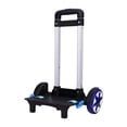 thumbnail image 4 of KLKCMS Backpack Trolley Foldable 3 Sections Multifunction Aluminum Alloy Hand Truck Blue, 4 of 9