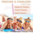 thumbnail image 3 of CHOK Women Eyebrow Precision Trimmer - Lady Facial Peach Fuzz Shaver Electric Razor Remover Kit for Brows Face Body  Painless Instant Hair Removal  Battery Operated, 3 of 9
