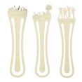 thumbnail image 3 of LHCER 3Pcs Metal Bookmark Creative Gifts Portable Scene Series Page‑Marker For Writers Readers Children,Vintage Metal Bookmark, 3 of 8