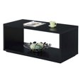 thumbnail image 2 of Convenience Concepts Northfield Table Basse Amiral en Bois Noir, 2 of 3
