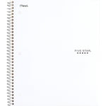 Five Star® 1 Sujet 200pg Carnet de notes poids lourd blanc