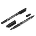 thumbnail image 2 of Unique Bargains 10pcs Double Marker Black Ink Waterproof Marking Pen for  Officers, 2 of 5