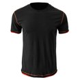 thumbnail image 4 of Besolor Summer Shirts for Men Round Neck Short Sleeve Basic Tops Casual Solid Color Sport Blouse Tees, 4 of 5