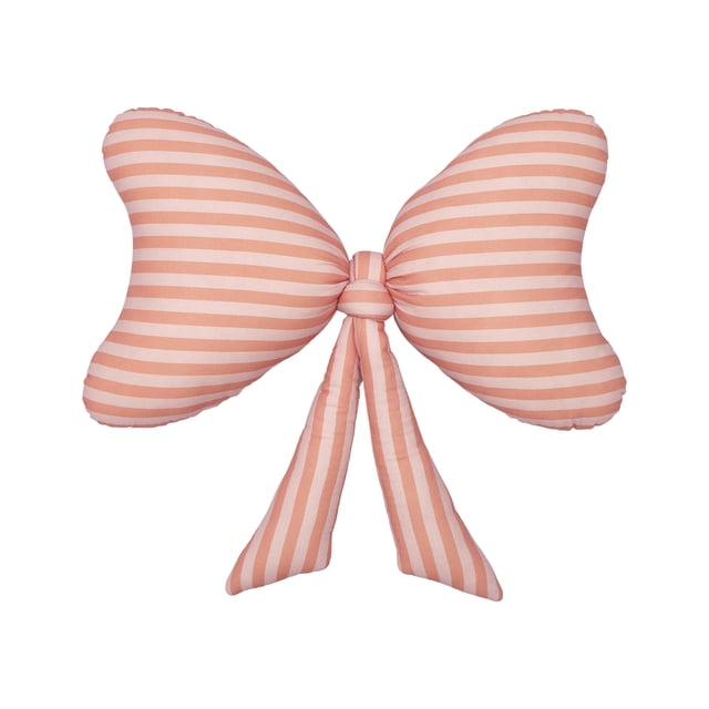 Mainstays 18" Bow Decorative Cushion, Pink, all ages