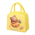 thumbnail image 2 of Oleegame 2 Pcs Sac de Rangement pour Produits à Main Sac Isolé Sac pour Boîte à Lunch Sac à Lunch Chiot Brun (Isolation 3D) Jaune, 2 of 9