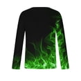 thumbnail image 5 of Meichang T-Shirt à Manches Longues pour Hommes, T-Shirts Graphiques pour Hommes Décontractés à Imprimé Flammes 3D, T-Shirts Mode à Col Rond pour le Gym à Manches Longues pour Hommes, 5 of 5