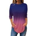thumbnail image 1 of Birdeem Blouse Mode Femme Manches 3/4 Col Rond Ample, 1 of 9