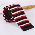 thumbnail image 3 of pitrice Men'S Skinny Tie Thin Slim Solid Formal Knitted Necktie, 3 of 8