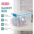 thumbnail image 3 of Sterilite 20 Quart Gasket Box, Stackable Storage Bin with Latching Lid, 6 Pack, 3 of 10