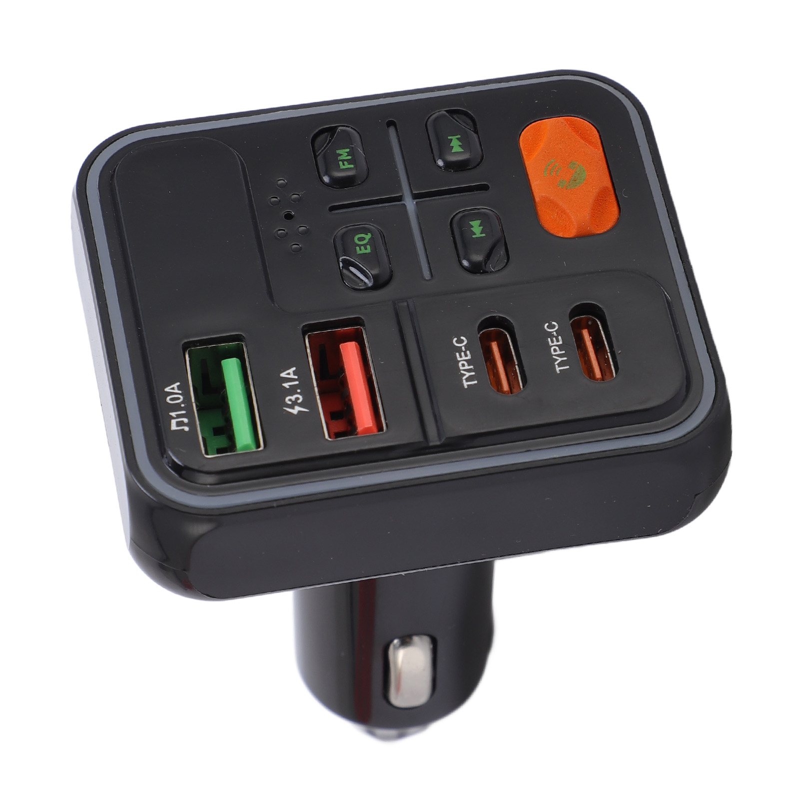 Car USB C  Adapter, MP3 Player Stable Connection Multipurpose Seamless Fit Car Charger Adapter  for Vehicle