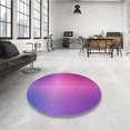 thumbnail image 4 of Ahgly Tapis Rectangulaire Lavable en Machine Intérieur Transitionnel Violet, 6 Pieds x 9 Pieds, 4 of 7