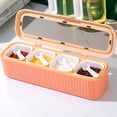 thumbnail image 1 of YHDSYY Big Sale! 4 Grids Seasoning Box Spice Jar Kitchen Organizer And Storage Spice Jars Clean Combination Seasoning Box Pepper Shakers Container Spice Container Set Clearance Sales Today Deals Prime, 1 of 6