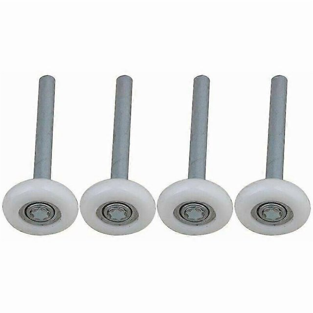 4 Roulements à Billes en Nylon Scellés pour Porte de Garage avec Arbre de 115mm Cisea