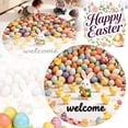 thumbnail image 2 of TIELUTT Round Easter Bunny Shaped Welcome Mat 2026 Easter Absorbent And Wear Mat Round Easter Rug Sizes 40CM/60CM/80CM Fuzzy Couch Blanket Area Rug And Set Blankets Dark Throw Decorative Throw Blanket, 2 of 8