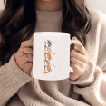 thumbnail image 5 of 1pc Whimsical Cat Ceramic Coffee Mug – Insulated & Reusable, Hand Wash Only – Cute Cartoon Cat Design with "Hello!" Speech Bubbles – Perfect Gift for Cat Lovers, White, 5 of 5