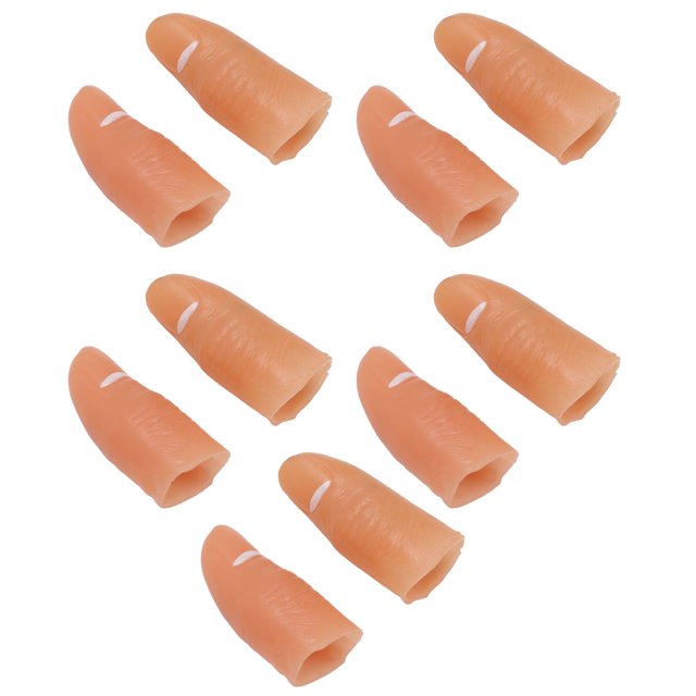 Finger Light Up Thumb, Hard Wearing LED Light Fake Finger Lights For Concerts Red,Green,Yellow,Blue,Colorful,White