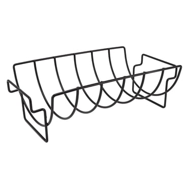Grille pour Côtes de Bœuf, Support à Côtes Antiadhésif Support à Côtes Support de Barbecue Ultra Réactif