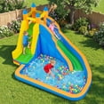 thumbnail image 3 of Costway Inflatable Water Slide Mighty Bounce House Jumper Castle Moonwalk Without Blower, 3 of 10