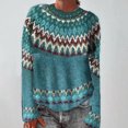 thumbnail image 2 of Kcodviy Chandails pour Femmes Hiver Automne Pulls pour Femmes Décontractés Amples à Manches Longues Chandails pour Femmes pour l'Automne et l'Hiver Hauts en Tricot, 2 of 9