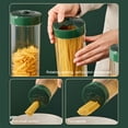 thumbnail image 4 of LSLJS Pasta Storage Container with Lid, Tall Clear Airtight Food Storage Jar with Lid Kitchen Pantry Storage Container for Spaghetti Jars Flour Cereals Coffee Beans, Spaghetti Can, 4 of 7