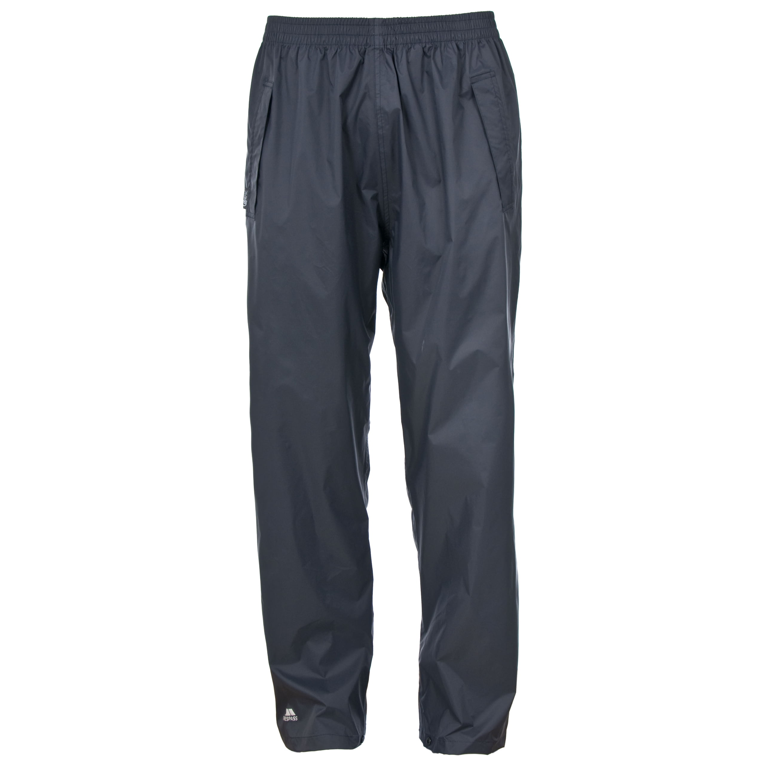 Trespass Mens Womens Waterproof Trousers Packaway Breathable Qikpac
