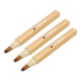 thumbnail image 1 of Brosse de Maquillage à Double Extrémité, 3pcs Or Rétractable Lèvre Rétractable Brosse à Lèvres Rétractable Lèvre Brosse de Maquillage Performance Fiable, 1 of 8
