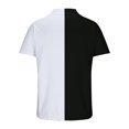 thumbnail image 3 of Styesk T-Shirts pour Hommes Pull à Boutons Manches Courtes Col Rabattu Chemise Haut Blouse, 3 of 4