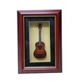 thumbnail image 1 of Tachiuwa Photo Frame Musical Instrument Shadow Box Frame Desktop Photo Display Holder for Guitar, 1 of 9