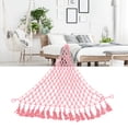 thumbnail image 4 of Stuffed Animal Storage Net, Easy To Install  Space Saving Tassel Toys Storage Hammock  For Bedroom Dark Pink, 4 of 8
