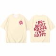 thumbnail image 3 of PMVFHDE Hauts Fille Fille Hauts Décontractés Filles Hauts à Manches Courtes Filles T-Shirts Graphiques Filles Hauts pour Filles T-Shirt Imprimé à Col Rond à Manches Courtes pour Garçons et Filles Beige, 6-7 Ans, 3 of 3