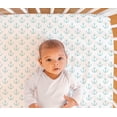 thumbnail image 2 of The Peanutshell, Nautical Whale Patchwork Crib Bedding Set for Baby Boy, 3 Piece Nursery Set, Microfiber, 2 of 4