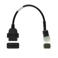 thumbnail image 2 of OBD 2 to 6 PIN OBD Diagnostic Tool Scanner Code Reader Adapter Car Connector Cable For Kawasaki Motorcycle, 2 of 7
