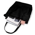 thumbnail image 2 of Leisure Large Capacity Shopping Bag Ladies Bags Canvas Tote Simple Shoulder Bag, 2 of 5