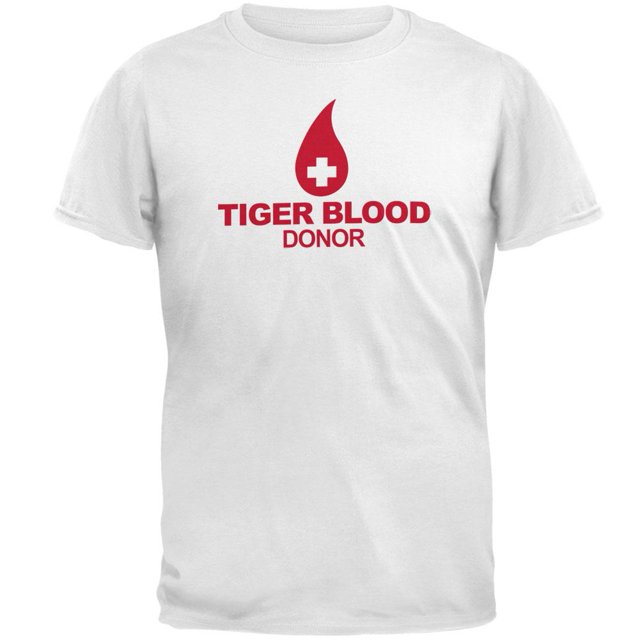 Tiger T-Shirt pour Donneur de Sang