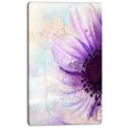thumbnail image 2 of Flower with Large Purple Petals - Flowers Canvas Wall Artwork, 2 of 4
