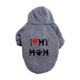thumbnail image 2 of LSLJS Dogs Sweatshirt Pet Supplies Dog Clothes Fleece Cloth Mommy Pet Sweater Teddy Clothes Spring Fall Winter, Polyester Pet Sweatshirt, 2 of 6