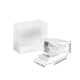 thumbnail image 4 of YYV Mini Agrafeuse Transparente Claire Agrafeuse Portative à Main avec 1000 Agrafes Utilisation à un Doigt Agrafeuse de Bureau Compacte pour École Bureau Maison Design Clair Durable Pratique Outil de Papeterie, 4 of 7