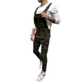 thumbnail image 3 of JDinms Salopette en Denim pour Homme Coupe Ajustée Combinaison avec Poche, 3 of 4