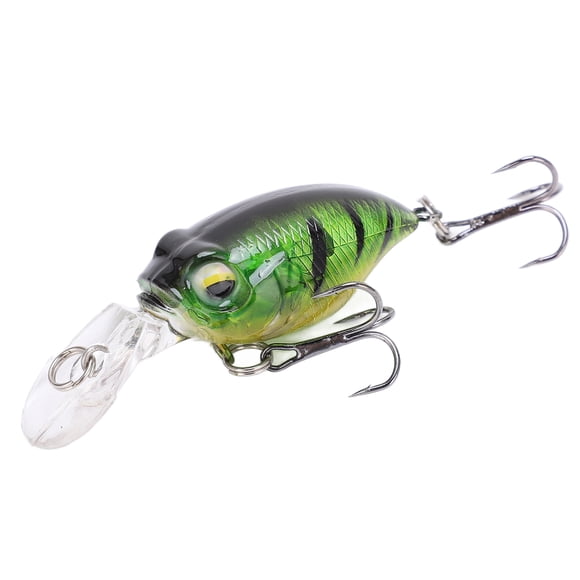 Ensemble d'Appâts à Manivelle pour la Pêche, Mini Appât Minnow pour la Pêche à Haute Simulation, Conception d'Équilibre, Attire les Poissons pour l'Extérieur 6#,7#,8#,9#,10#