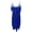 E-Blue-B, variant on 2025 Solid Color Short Sweaters That Hide Stomach Sleeve one Neck High Teenager Dress formal Wear Slity formal Dress Long Sleeve Social Dresses for Women