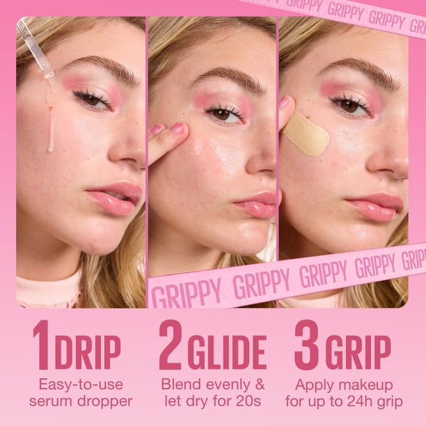 Maybelline Grippy Serum Primer, Hydrating Makeup Primer with 2
