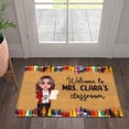 thumbnail image 4 of Classroom Door Mat for Teacher Welcome Mat with Crayon Theme - Water-Absorbent Non- Velvet Indoor Rug for Entryways and Hallways, 4 of 5