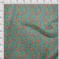 thumbnail image 3 of oneOone Polyester Lycra Fabric Leaves|Floral & Paisley Block Fabric Prints By Yard 56 Inch Wide, 3 of 4